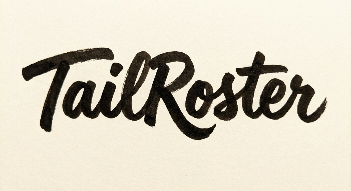 Brush signature wordmark